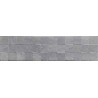 Mexen Icon Lyon Gris glazed rectified stoneware wall tile, 120 x 30 cm, matte - TL712-120-030-54