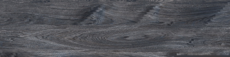 Mexen Riga Black Glazed Rect. G1, Wood-like Floor and Wall Tile 120 x 30 cm, Matte - TL713-120-030-00