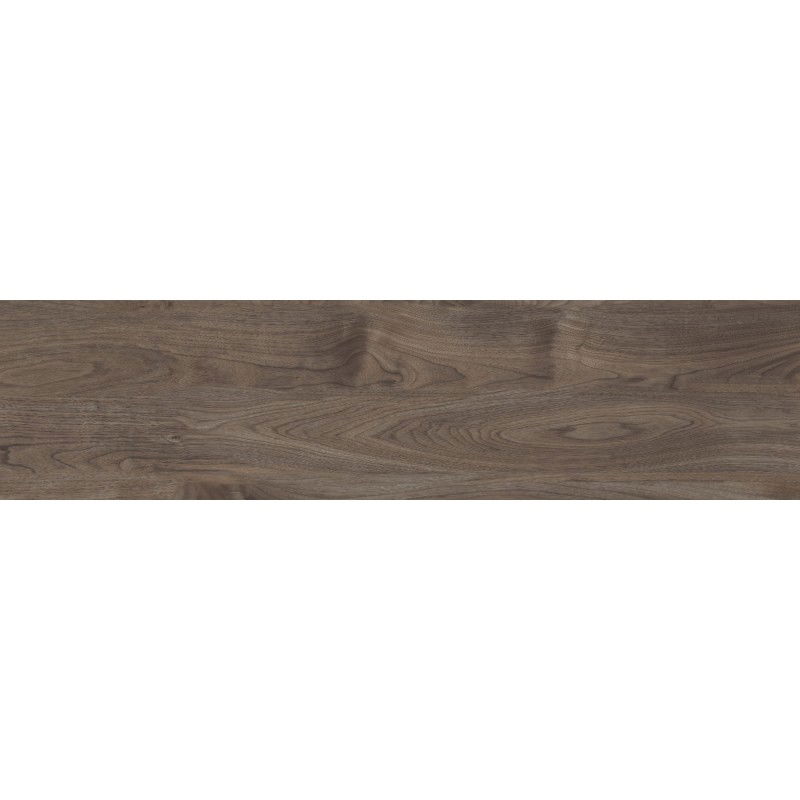Mexen Riga Choco glazed rectified tile G1, wood-like floor-wall tile 120 x 30 cm, matte - TL713-120-030-02