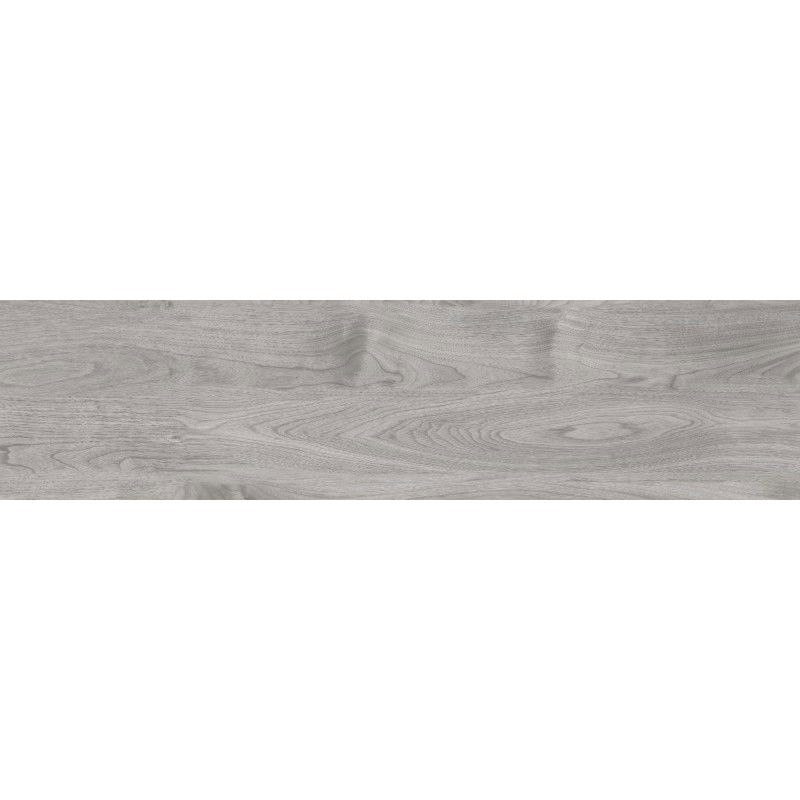 Mexen Riga Rectified Glazed Gray Porcelain Tile G1, Wood-like Floor and Wall Tile 120 x 30 cm, Matte - TL713-120-030-04