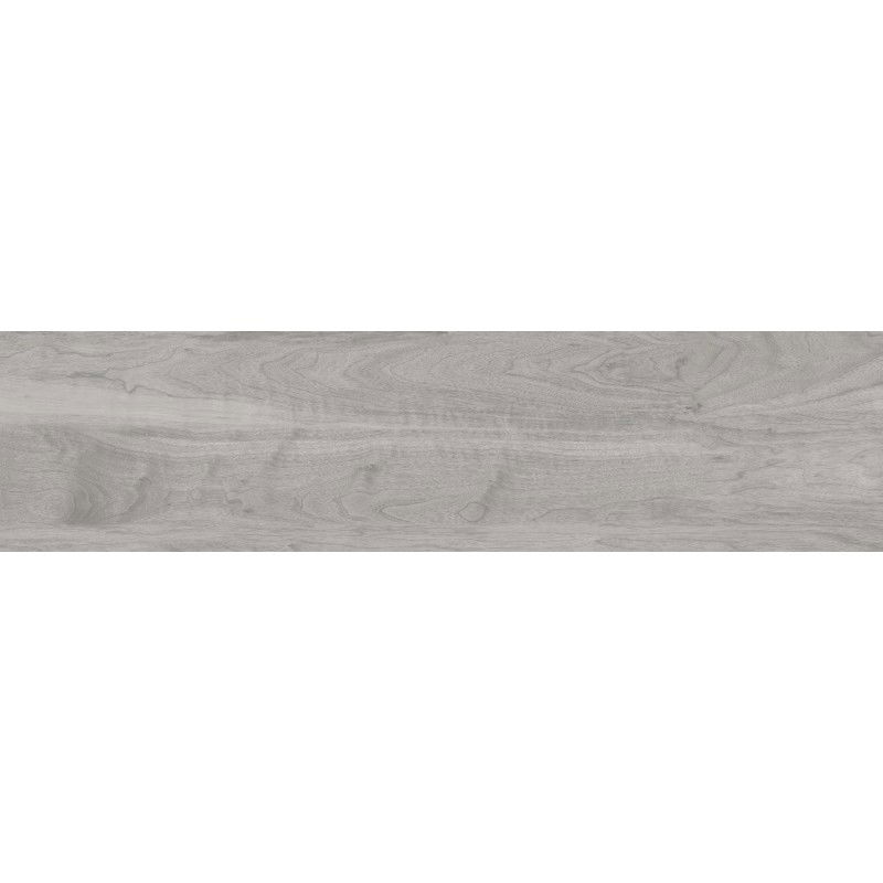 Mexen Riga Rectified Glazed Gray Porcelain Tile G1, Wood-like Floor and Wall Tile 120 x 30 cm, Matte - TL713-120-030-04