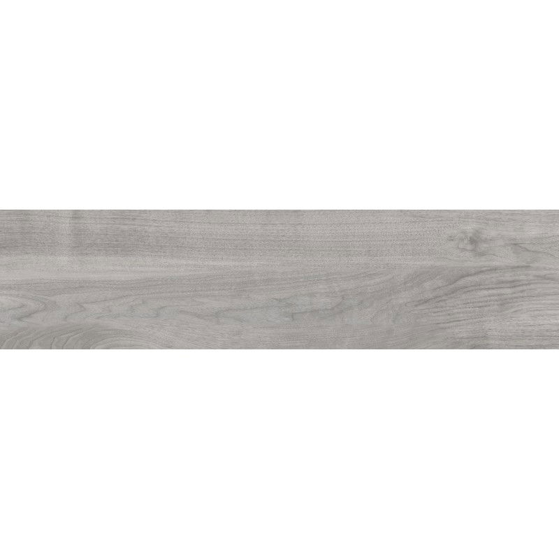 Mexen Riga Rectified Glazed Gray Porcelain Tile G1, Wood-like Floor and Wall Tile 120 x 30 cm, Matte - TL713-120-030-04
