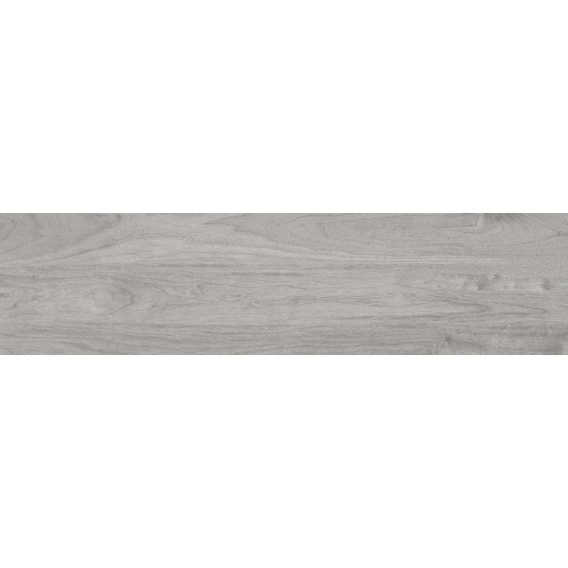Mexen Riga Rectified Glazed Gray Porcelain Tile G1, Wood-like Floor and Wall Tile 120 x 30 cm, Matte - TL713-120-030-04