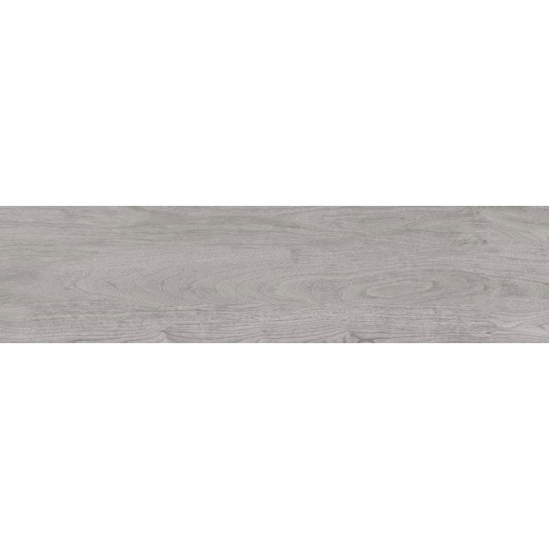 Mexen Riga Rectified Glazed Gray Porcelain Tile G1, Wood-like Floor and Wall Tile 120 x 30 cm, Matte - TL713-120-030-04