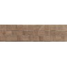 Mexen Riga Lyon Brown glazed stoneware rectified. G1, wall wood-like tile 120 x 30 cm, matte - TL713-120-030-51