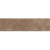 Mexen Riga Lyon Brown glazed stoneware rectified. G1, wall wood-like tile 120 x 30 cm, matte - TL713-120-030-51