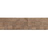 Mexen Riga Lyon Brown glazed stoneware rectified. G1, wall wood-like tile 120 x 30 cm, matte - TL713-120-030-51