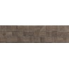 Mexen Riga Lyon Choco glazed rectified G1, wood-like wall tile 120 x 30 cm, matte - TL713-120-030-52