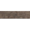 Mexen Riga Lyon Choco glazed rectified G1, wood-like wall tile 120 x 30 cm, matte - TL713-120-030-52