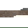 Mexen Riga Lyon Choco glazed rectified tile G1, wood-effect floor-wall tile 120 x 30 cm, matte - TL713-120-030-52