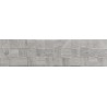 Mexen Riga Lyon Grey glazed porcelain rect. G1, wood-like wall tile 120 x 30 cm, matte - TL713-120-030-54