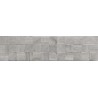 Mexen Riga Lyon Grey glazed porcelain rect. G1, wood-like wall tile 120 x 30 cm, matte - TL713-120-030-54