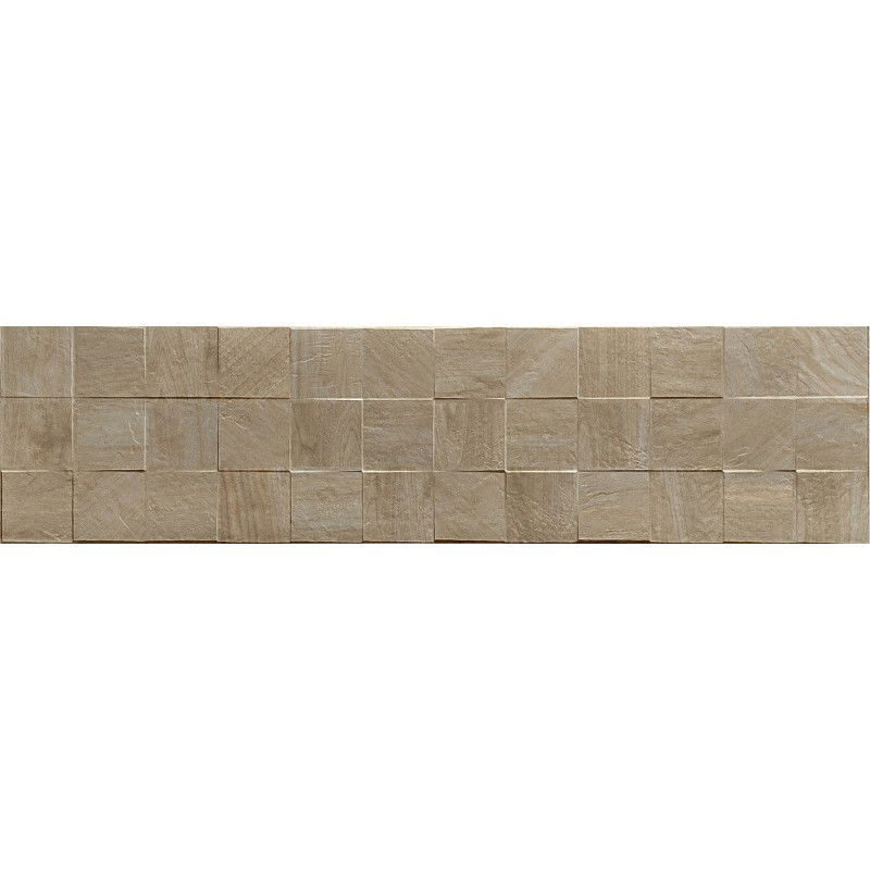 Mexen Riga Lyon Grigio glazed rectified porcelain tile, wood-like floor and wall tile 120 x 30 cm, matte - TL713-120-030-55