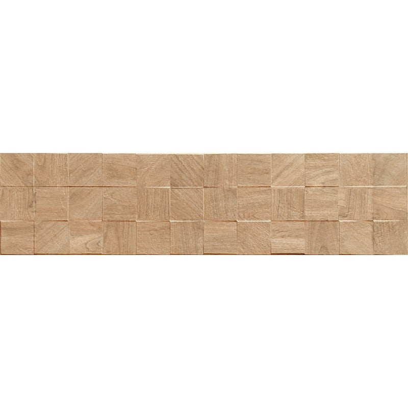 Mexen Riga Lyon Honey glazed rectified tile. G1, wood-like floor-wall tile 120 x 30 cm, matte - TL713-120-030-56