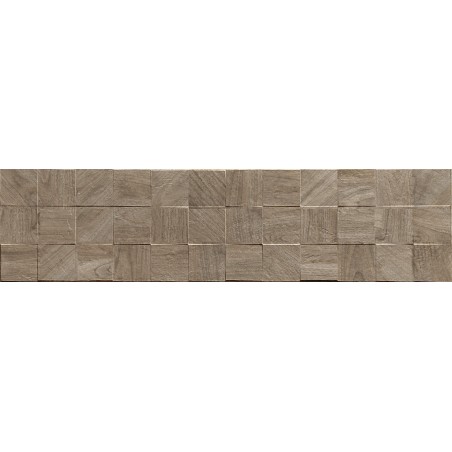 Mexen Riga Lyon Natural glazed rectified porcelain tile G1, wood-like wall tile 120 x 30 cm, matte - TL713-120-030-57