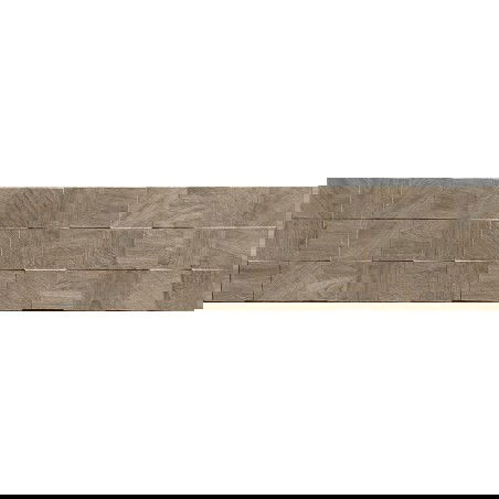 Mexen Riga Lyon Natural glazed rectified stoneware G1, wood-like wall tile 120 x 30 cm, matte - TL713-120-030-57