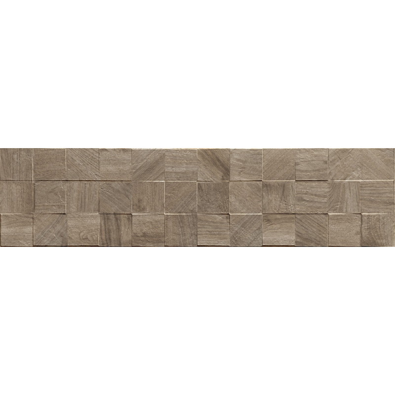 Mexen Riga Lyon Natural glazed rectified porcelain tile G1, wood-like wall tile 120 x 30 cm, matte - TL713-120-030-57