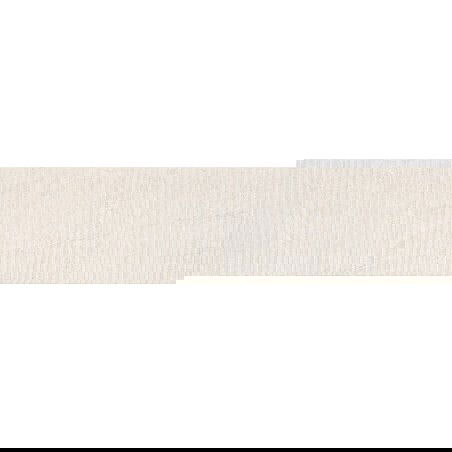 Mexen Flamingo Mayolica Bianco glazed porcelain rectified G1, wall tile 120 x 30 cm, carving - TL715-120-030-50