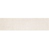 Mexen Flamingo Mayolica Bianco glazed rectified stoneware G1, wall tile 120 x 30 cm, carving - TL715-120-030-50