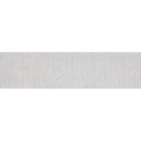 Mexen Flamingo Mayolica Gris glazed porcelain stoneware rectified. G1, wall tile 120 x 30 cm, carving - TL715-120-030-52