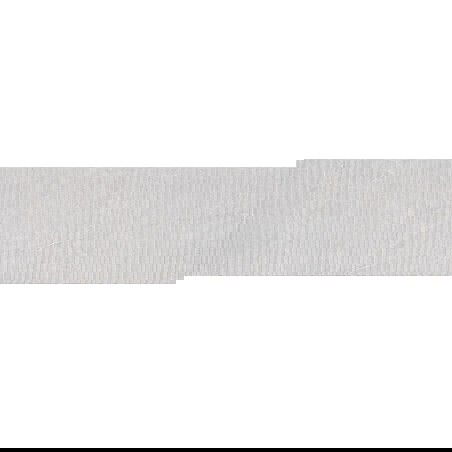 Mexen Flamingo Mayolica Gris glazed rectified stoneware G1, wall tile 120 x 30 cm, carving - TL715-120-030-52