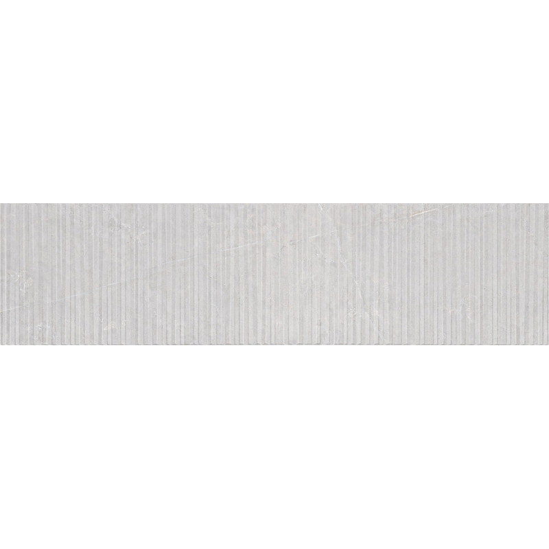 Mexen Flamingo Mayolica Gris glazed porcelain stoneware rectified. G1, wall tile 120 x 30 cm, carving - TL715-120-030-52