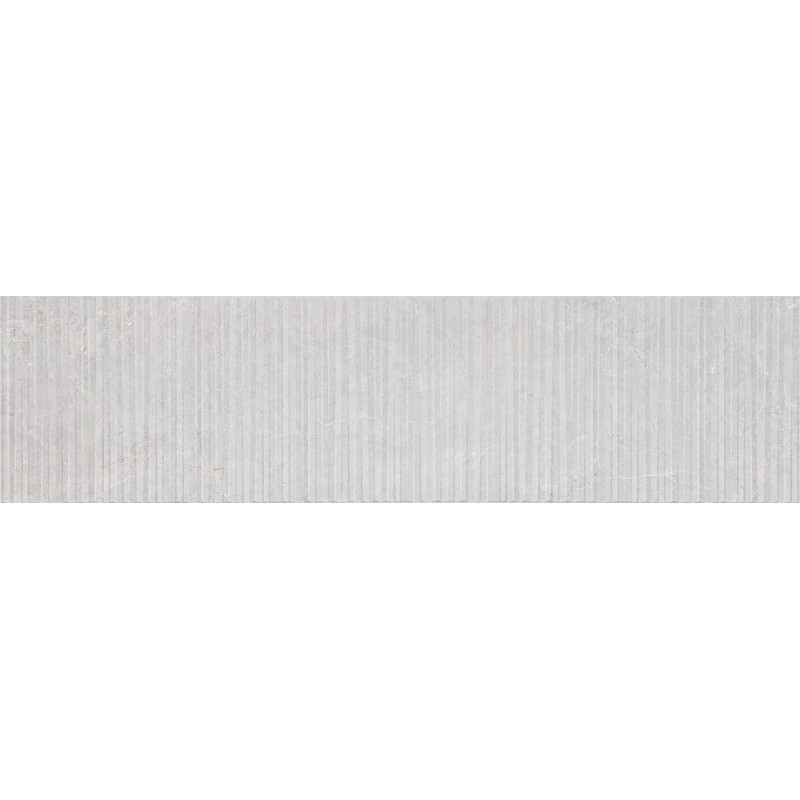 Mexen Flamingo Mayolica Gris glazed porcelain stoneware rectified. G1, wall tile 120 x 30 cm, carving - TL715-120-030-52
