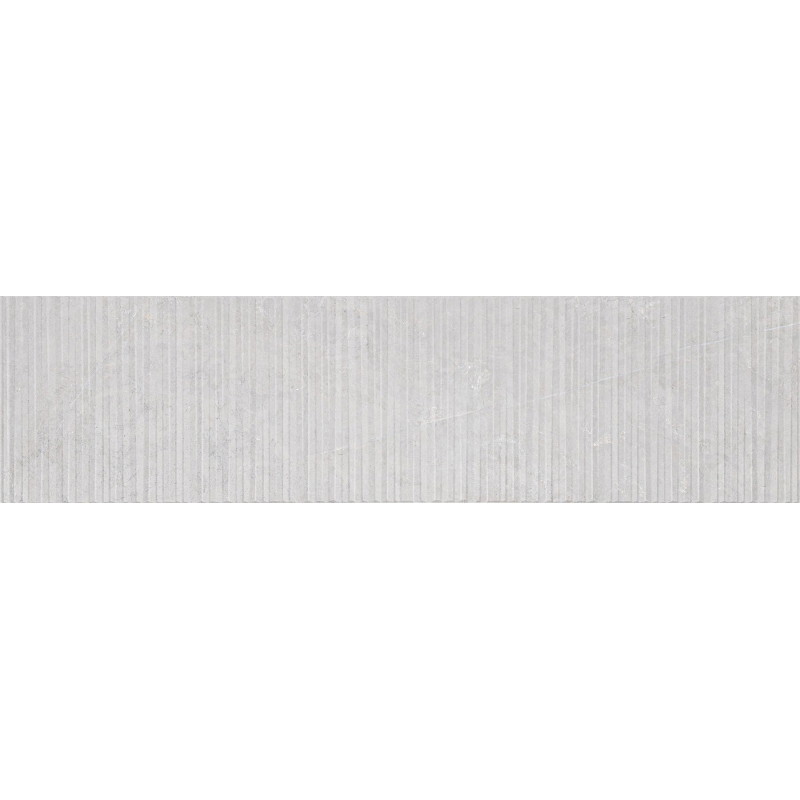 Mexen Flamingo Mayolica Gris glazed porcelain stoneware rectified. G1, wall tile 120 x 30 cm, carving - TL715-120-030-52