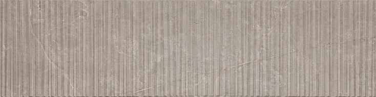 Mexen Flamingo Mayolica Mocha glazed rectified porcelain stoneware, wall tile 120 x 30 cm, carving - TL715-120-030-53