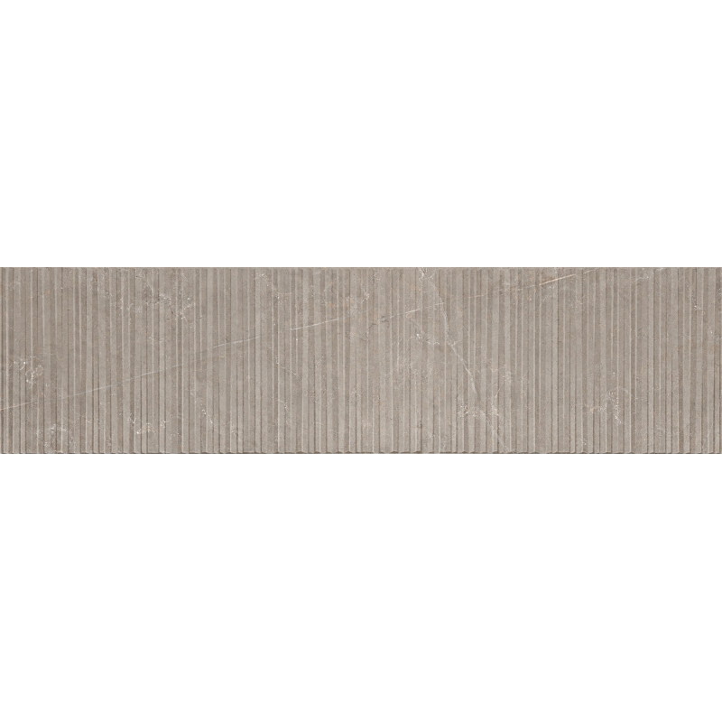 Mexen Flamingo Mayolica Mocha glazed rectified porcelain stoneware, wall tile 120 x 30 cm, carving - TL715-120-030-53