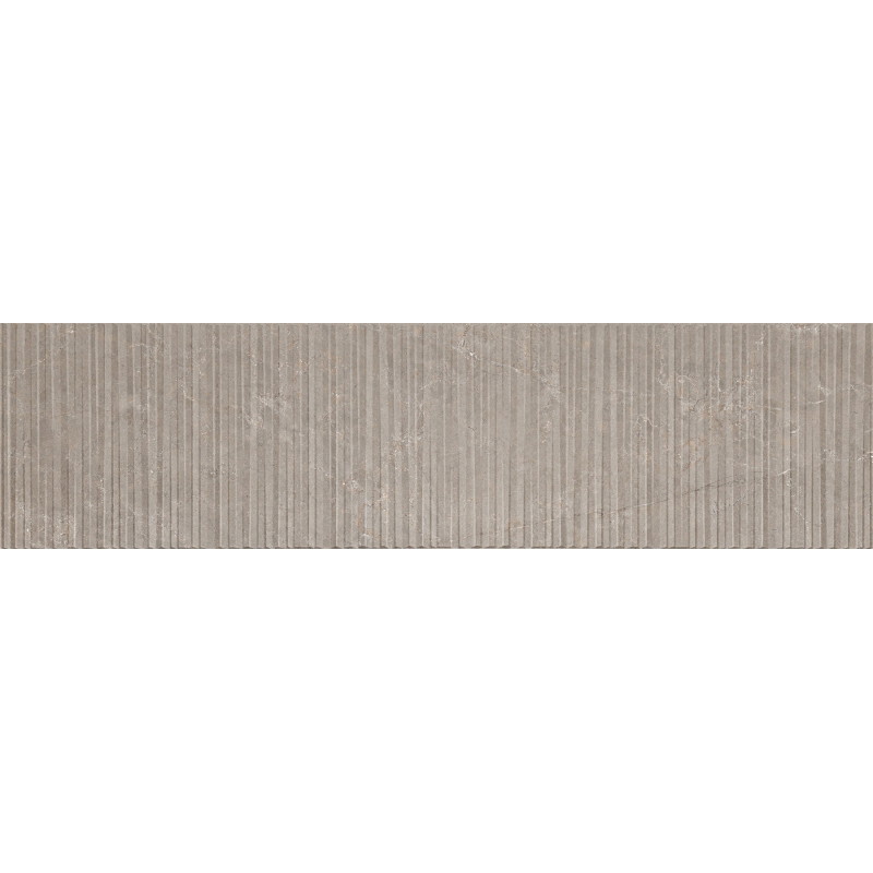 Mexen Flamingo Mayolica Mocha glazed rectified porcelain stoneware, wall tile 120 x 30 cm, carving - TL715-120-030-53