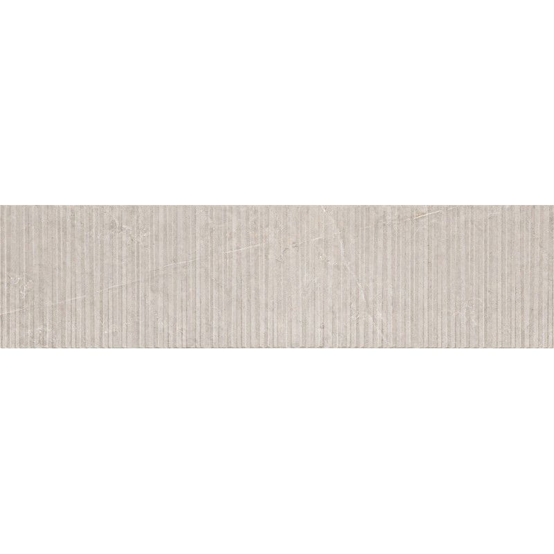 Mexen Flamingo Mayolica Natural glazed rectified stoneware tile G1, floor-wall tile 120 x 30 cm, carving - TL715-120-030-54