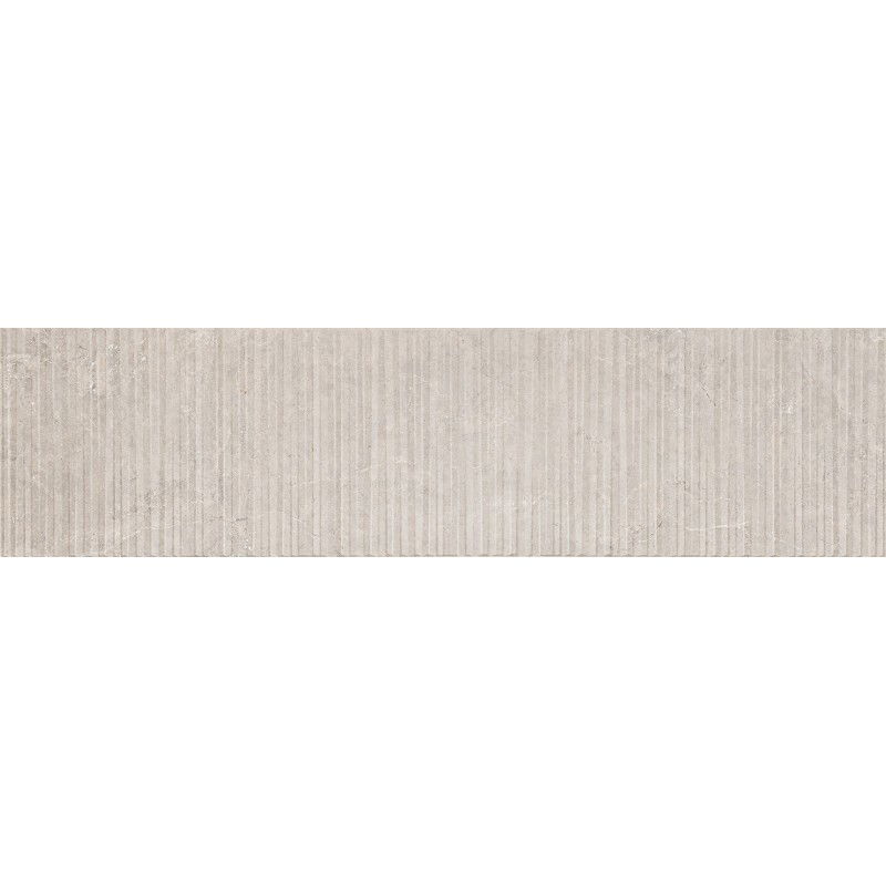 Mexen Flamingo Mayolica Natural glazed rectified stoneware tile G1, floor-wall tile 120 x 30 cm, carving - TL715-120-030-54