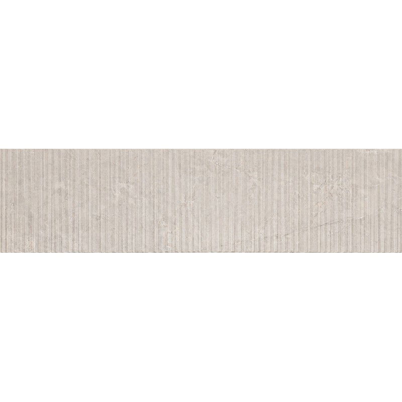 Mexen Flamingo Mayolica Natural glazed rectified stoneware tile G1, floor-wall tile 120 x 30 cm, carving - TL715-120-030-54