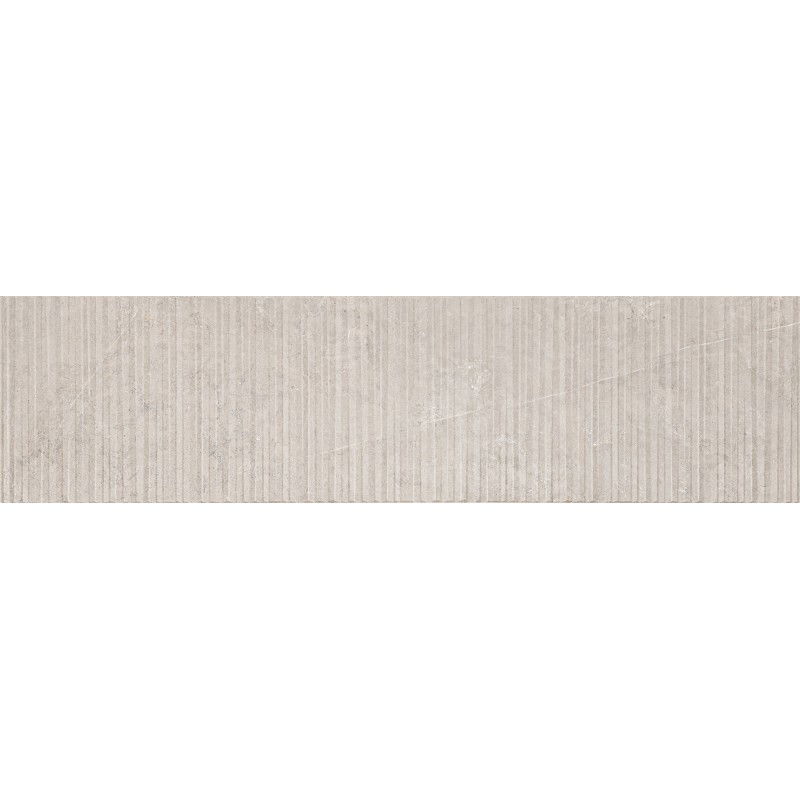 Mexen Flamingo Mayolica Natural glazed rectified stoneware tile G1, floor-wall tile 120 x 30 cm, carving - TL715-120-030-54