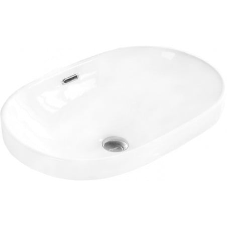 Mexen Viki undermount washbasin 61 x 40 cm, White - 25356100