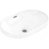 Mexen Viki built-in countertop sink 61 x 40 cm, white - 25356100