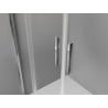 Mexen Exo-3S 3-wall sliding shower enclosure 160 x 80 cm, transparent, chrome - 8152-160-080-01-00-3S