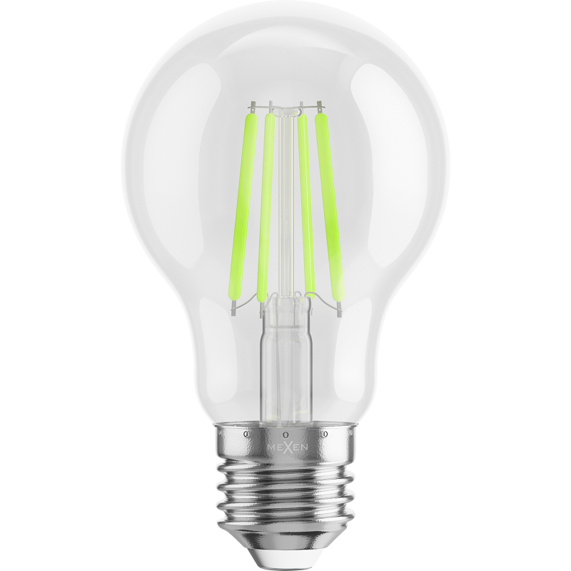 Mexen Vintis 3x LED Filament Bulb E27, A60, 4W, 55 lm, green - L150-E27-04XX-46x03