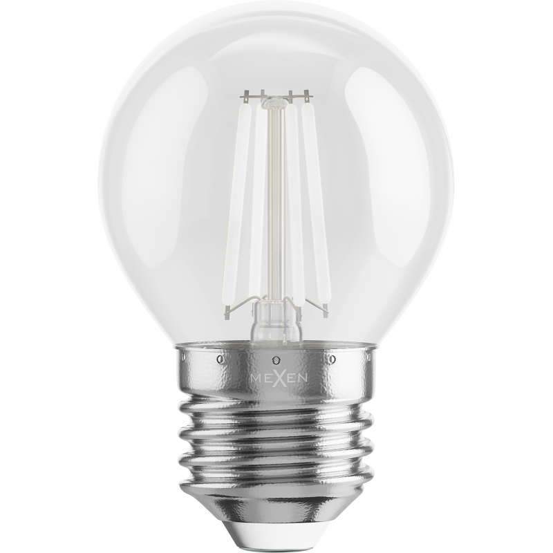 Mexen Vintis 3x LED Filament Bulb E27, G45, 4W, 55 lm, blue - L156-E27-04XX-47x03