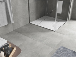 Mexen Hugo square shower tray SMC 70 x 70 cm, white stone - 42157070