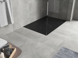 Mexen Hugo rectangular shower tray SMC 130 x 70 cm, black stone - 42757013