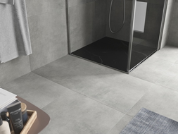 Mexen Hugo square shower tray SMC 70 x 70 cm, black stone - 42757070