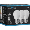 Mexen Nova 3x LED Bulb E27, G45, 4W, Neutral - 4000K, 420 lm - L101-E27-0440-01x03
