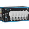 Mexen Nova 6x LED Bulb E27, G45, 6W, Cool - 6500K, 630 lm - L101-E27-0665-01x06
