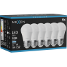 Mexen Nova 6x LED Bulb E27, G45, 10W, Cool - 6500K, 1055 lm - L101-E27-1065-01x06