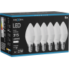 Mexen Nova 6x LED Bulb E14, C37, 3W, Neutral - 4000K, 315 lm - L102-E14-0340-01x06