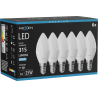 Mexen Nova 6x LED Bulb E14, C37, 3W, Cool - 6500K, 315 lm - L102-E14-0365-01x06