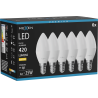 Mexen Nova 6x LED Bulb E14, C37, 4W, Warm - 3000K, 420 lm - L102-E14-0430-01x06