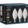 Mexen Nova 3x LED Bulb E14, C37, 5W, Warm - 3000K, 525 lm - L102-E14-0530-01x03